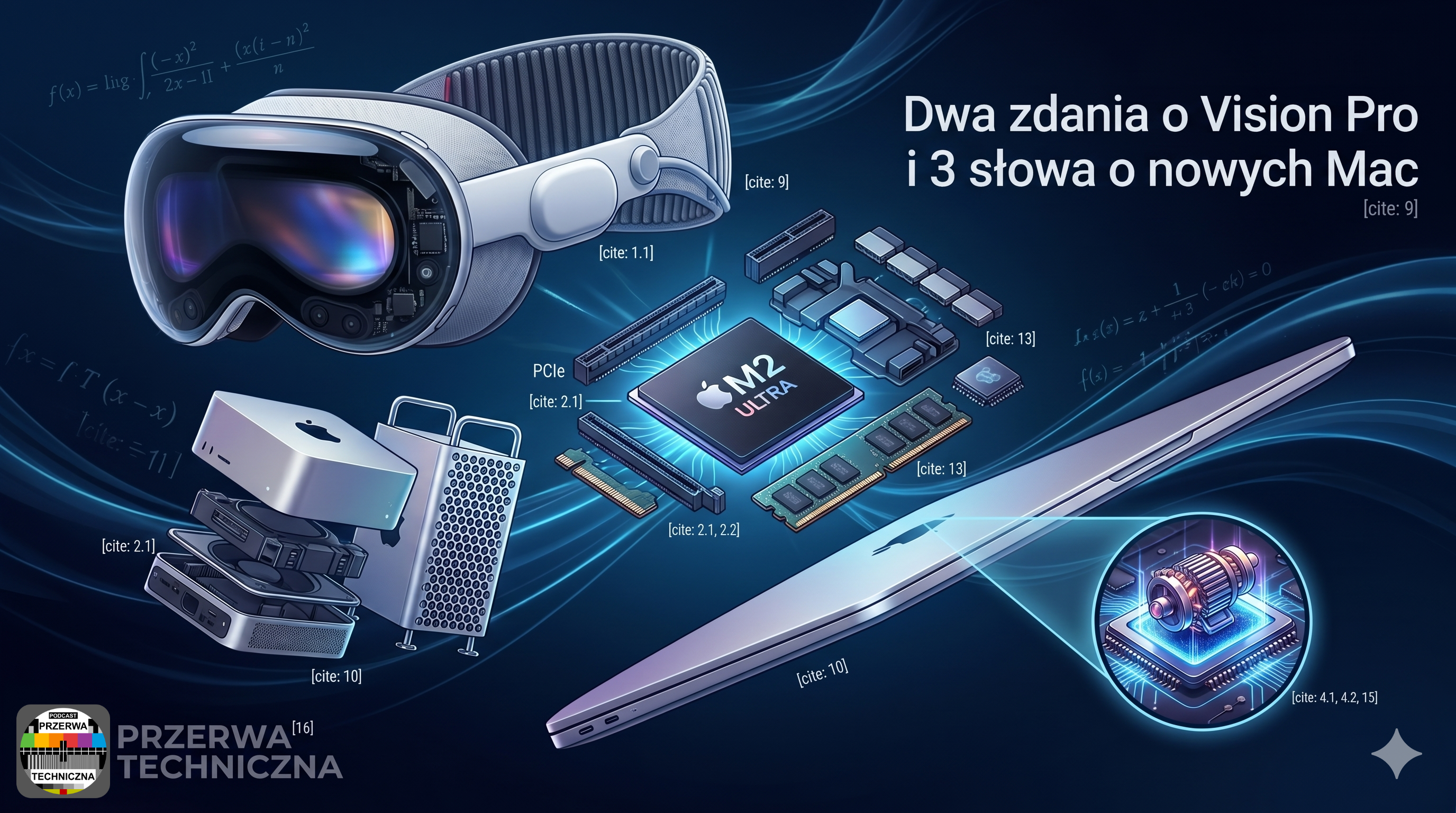 Dwa zdania o Vision Pro i 3 słowa o nowych Mac