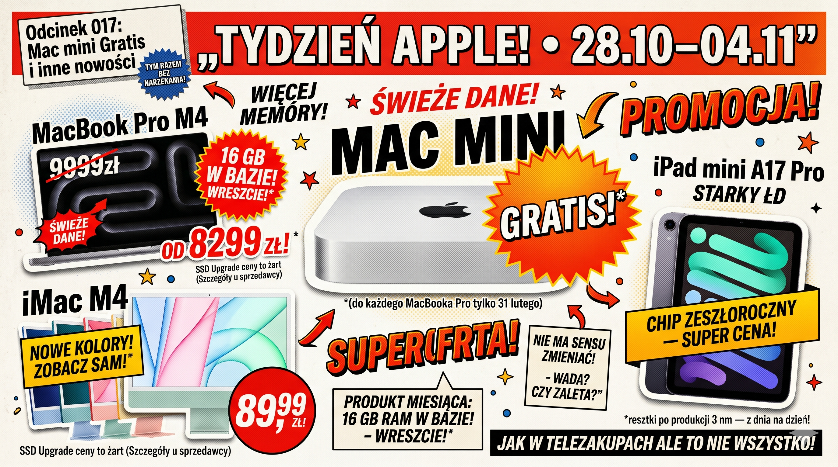 Mac Mini, czyli za darmo to uczciwa cena i inne nowości od Apple