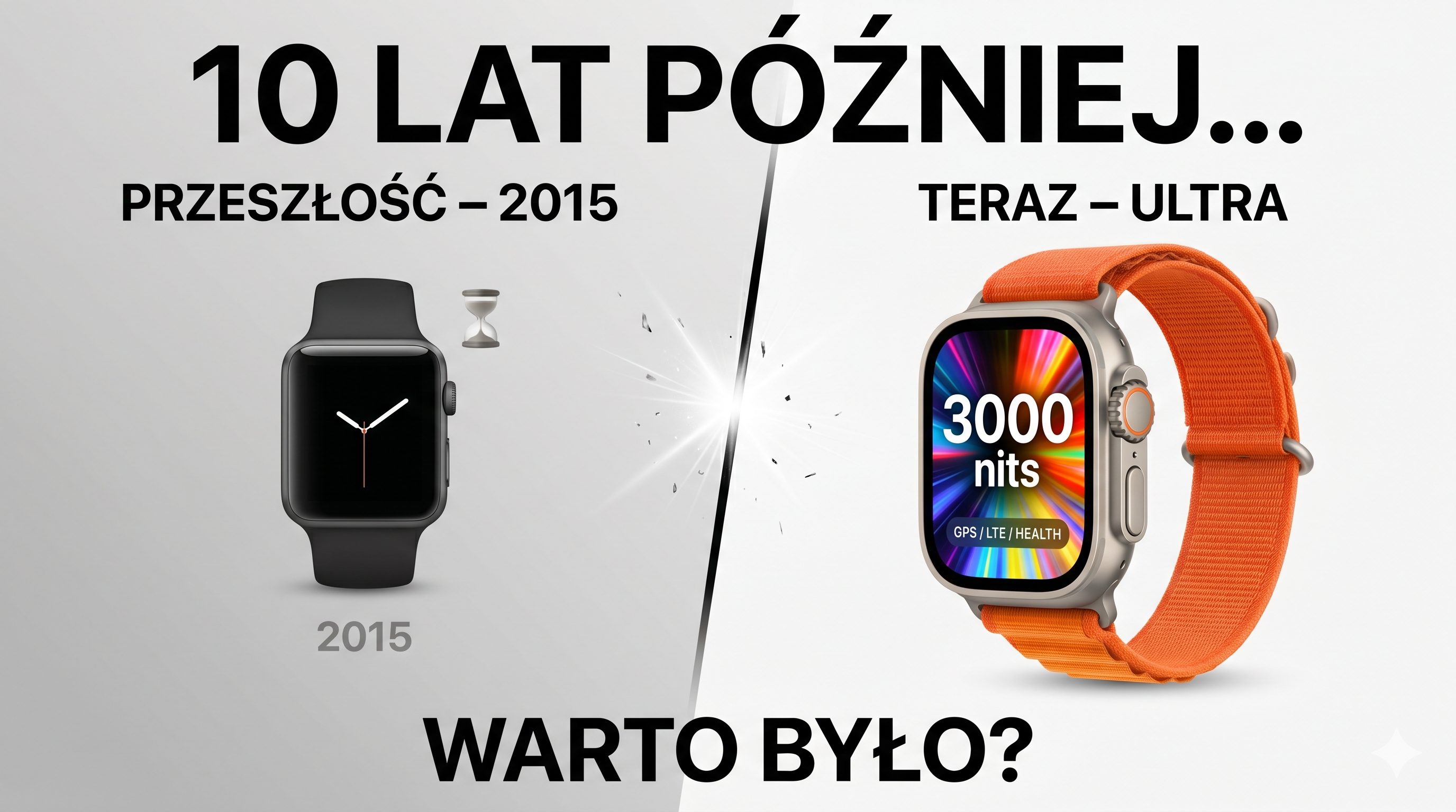 Apple Watch 10 lat na nadgarstku